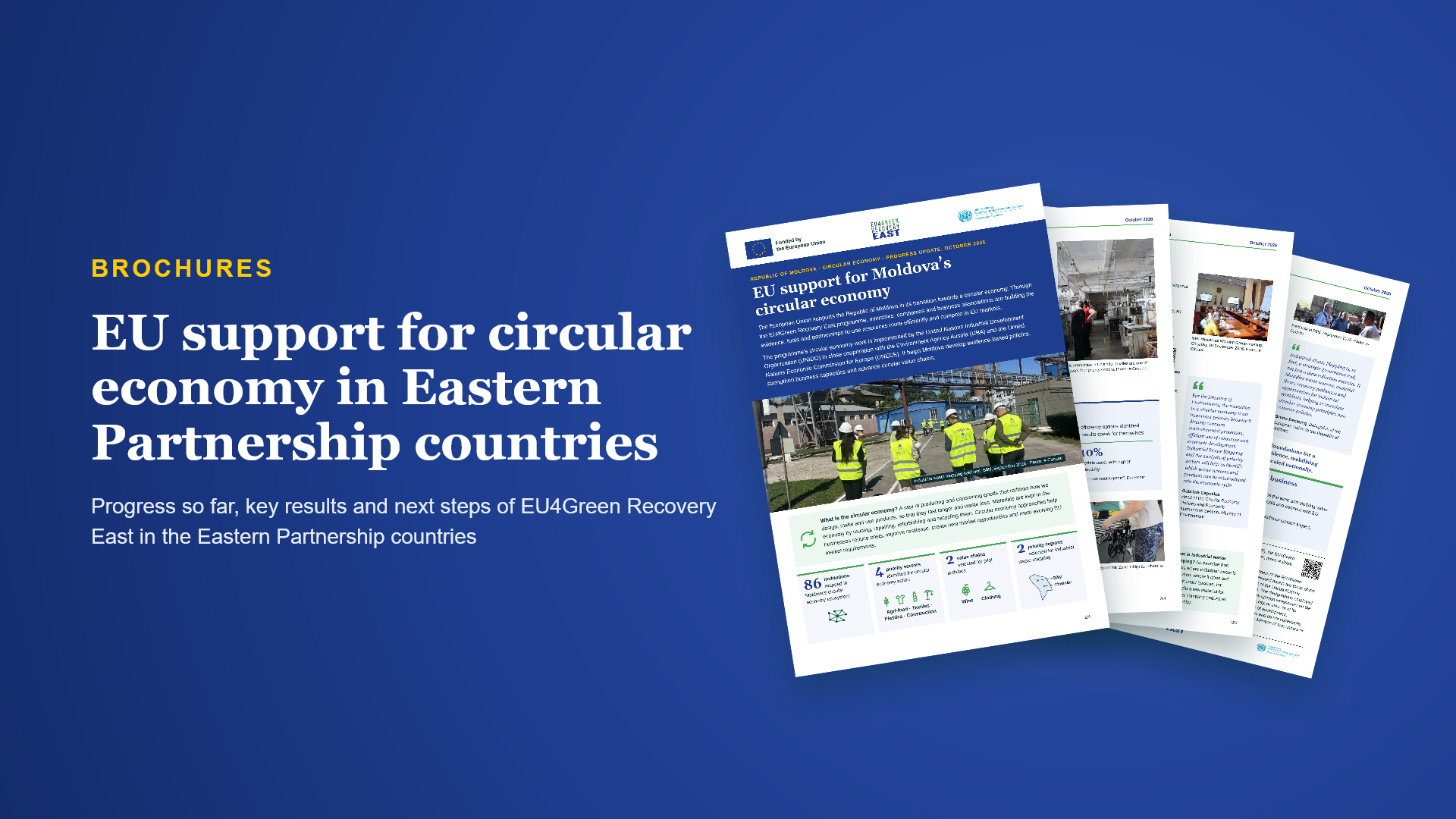 Brochures on circular economy progress (October 2026)